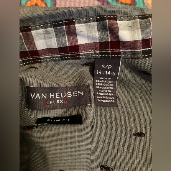 Van Heusen Flex Slim Fit Long Sleeve Shirt - Picture 2 of 4